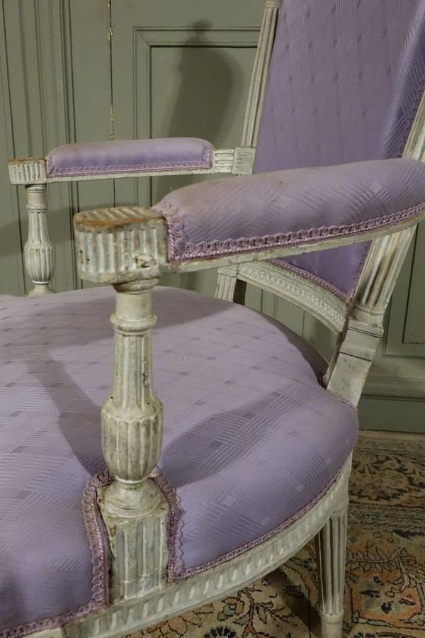 Louis XVI period armchair Dlg De G. Jacob