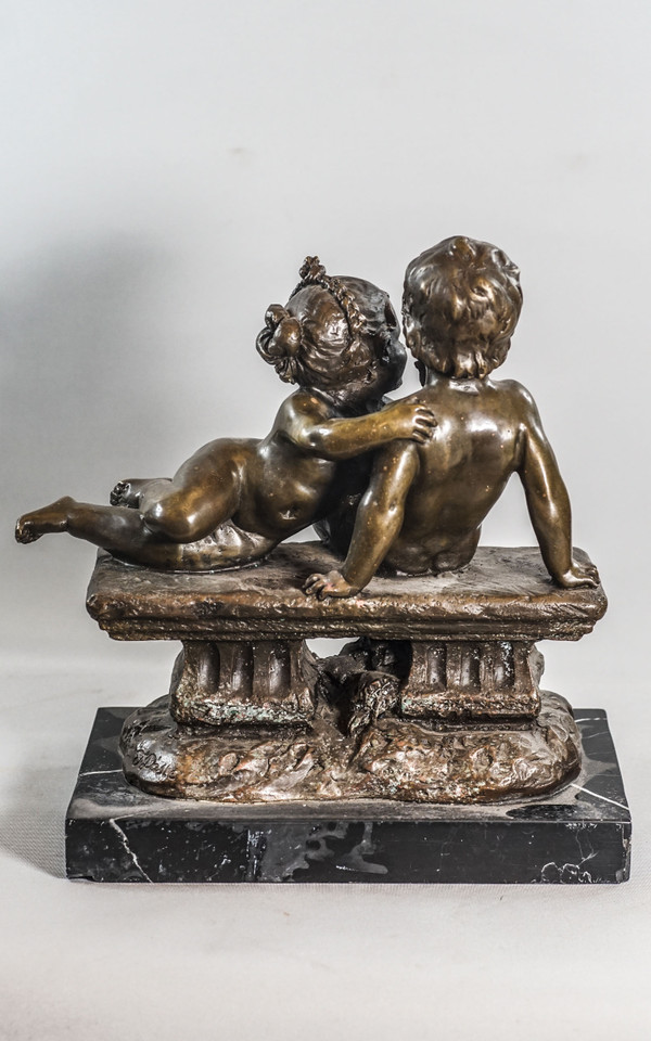 Joseph D'ASTE, 1881-1945, BRONZE CHILDREN