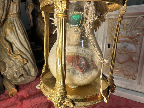 Monstrance Reliquienschrein Des Heiligen Theodorus - Circa 1700