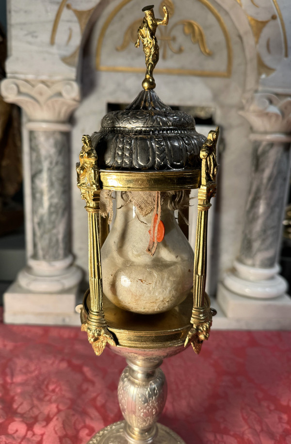 Monstrance Reliquienschrein Des Heiligen Theodorus - Circa 1700