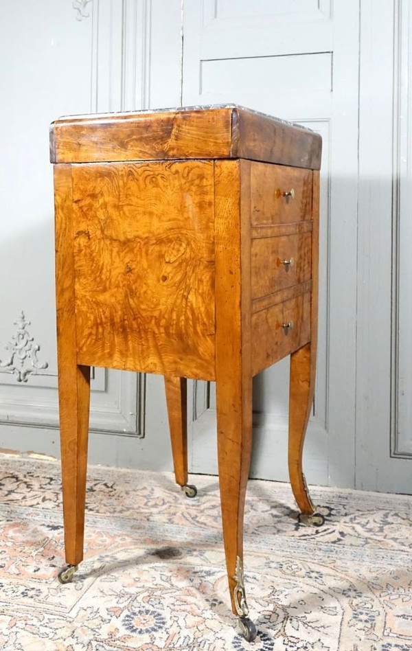 Ash Burl Chiffonniere Table