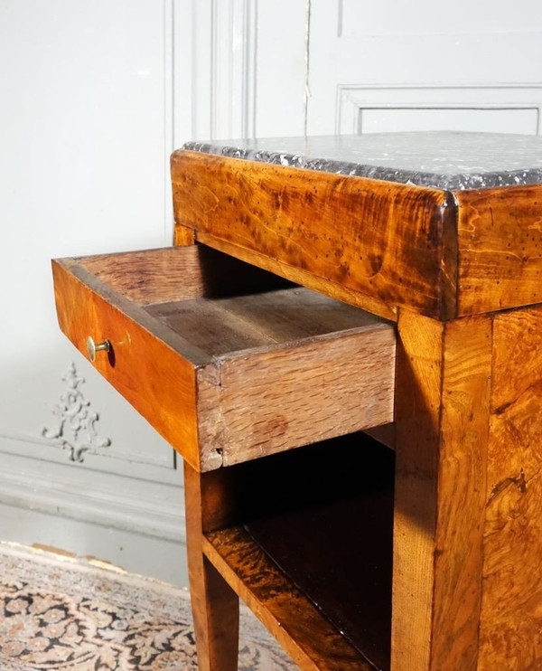 Ash Burl Chiffonniere Table