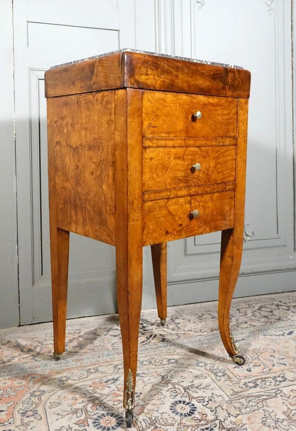 Ash Burl Chiffonniere Table