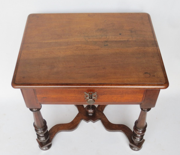 Louis XIII walnut table.    