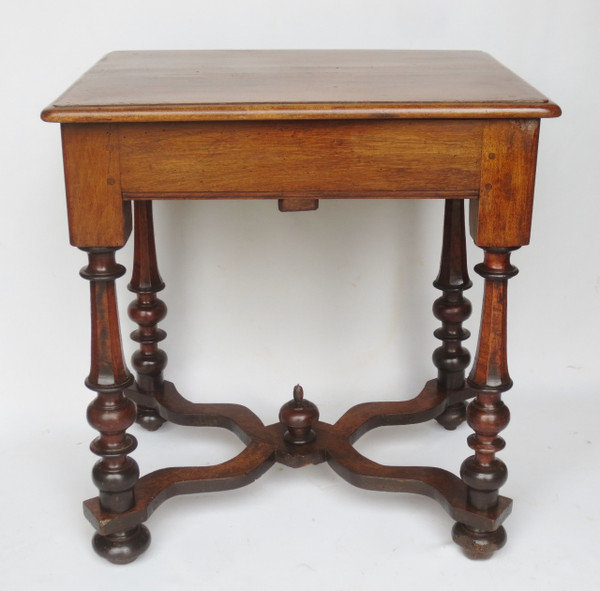 Louis XIII walnut table.    