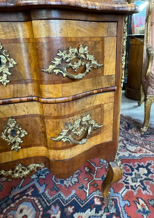 SCRIBANNE CHEST OF DRAWERS IN WALNUT