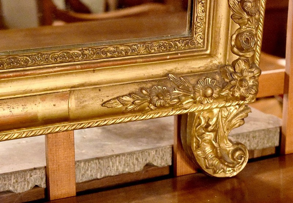 Napoleon III golden mirror – 19th century