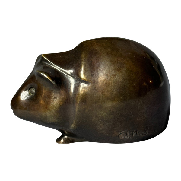  Bronze ArtDeco "Guinea Pig" Édouard-Marcel SANDOZ (Susse Frères)