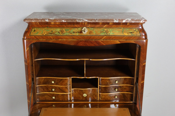 18th century marquetry secretary