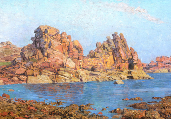 Prosper Henri WIRTH, La Pointe du Skewell in Ploumanac'h