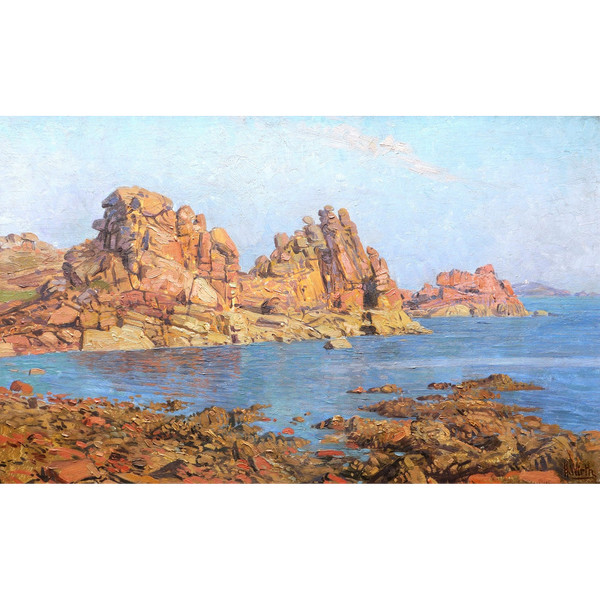 Prosper Henri WIRTH, La Pointe du Skewell in Ploumanac'h