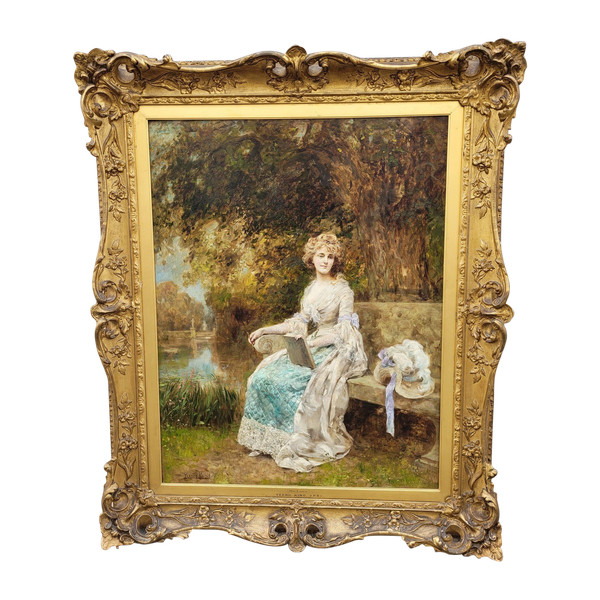  My Lady, Yeend King, Oil On Framed Canvas, 19th Century