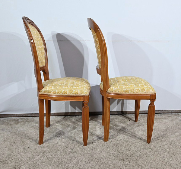 Pair of Blond Mahogany Chairs, Art Deco – 1940