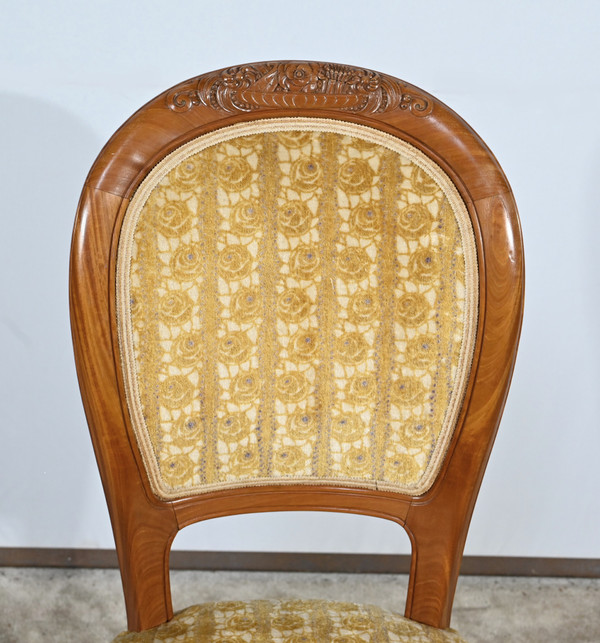 Pair of Blond Mahogany Chairs, Art Deco – 1940