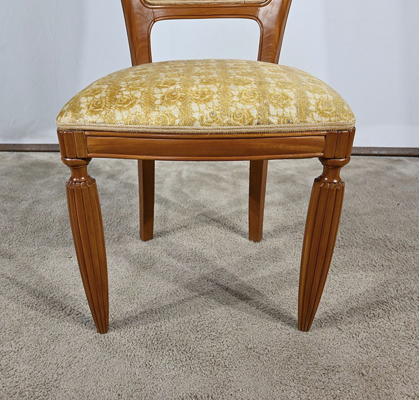 Pair of Blond Mahogany Chairs, Art Deco – 1940