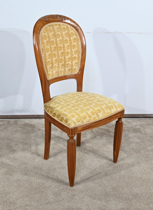 Pair of Blond Mahogany Chairs, Art Deco – 1940