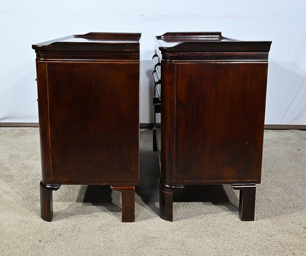 Pair of Small Lacquered Wood Sideboards – 1940