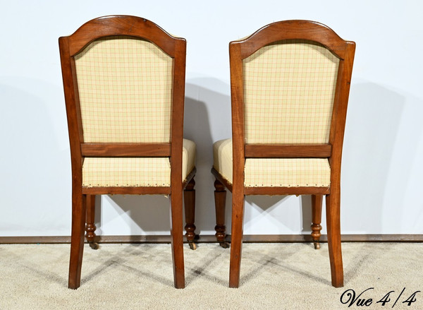 Pair of Cuban Mahogany Chairs, Restoration Period – Early 19th Century