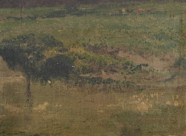 Oil on Canvas, signed Cheret – Mid-19th century