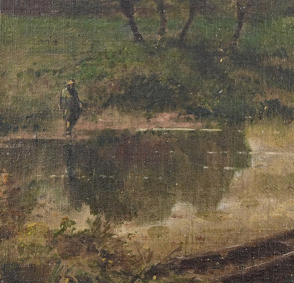 Oil on Canvas, signed Cheret – Mid-19th century