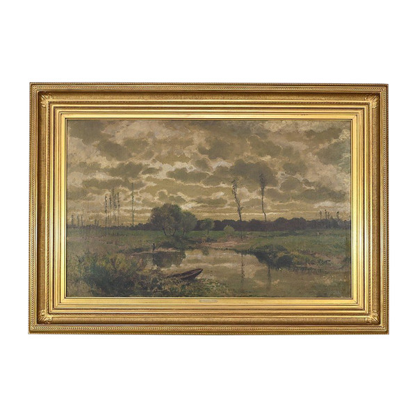 Oil on Canvas, signed Cheret – Mid-19th century