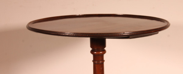 English Tripod Table Circa 1800 In Mahogany