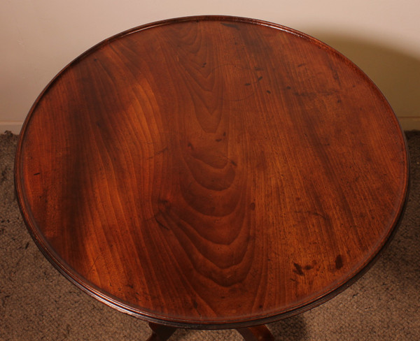 English Tripod Table Circa 1800 In Mahogany