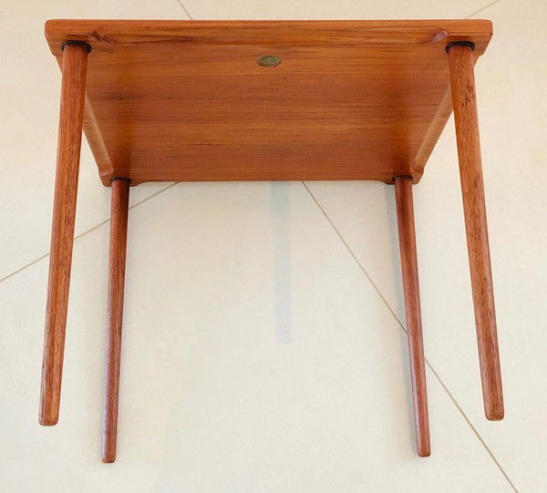 Solid teak side table model FD544 by Edvard Kindt-Larsen for France and Son, Denmark 50