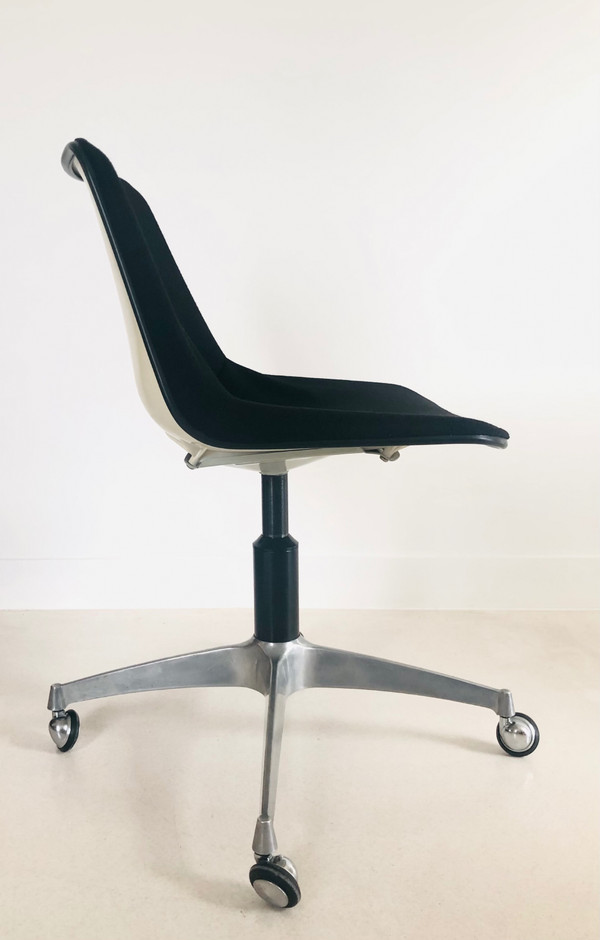 Chaise de bureau par Robin et Lucienne Day pour Castelli, Italie années 70