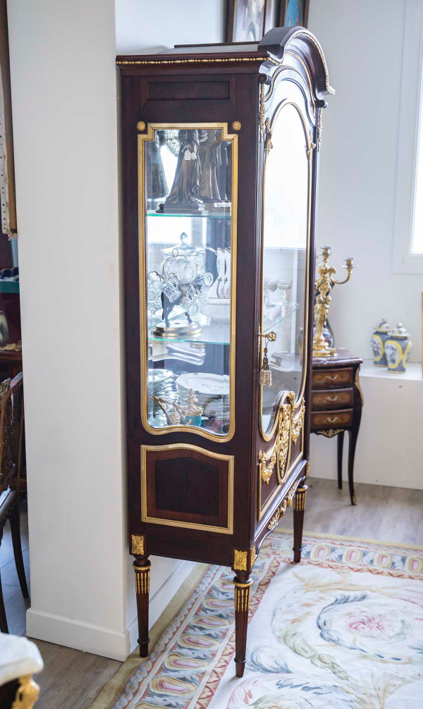 A Mahogany And Gilt Bronze Showcase, Napoleon III Period