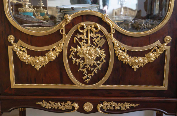 A Mahogany And Gilt Bronze Showcase, Napoleon III Period