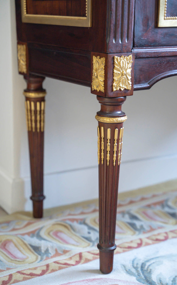 A Mahogany And Gilt Bronze Showcase, Napoleon III Period