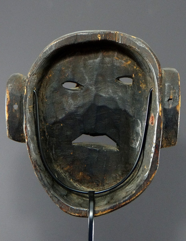 Nepal, Monpa ethnic group, First half of 20th century, Anthropomorphic hardwood mask.