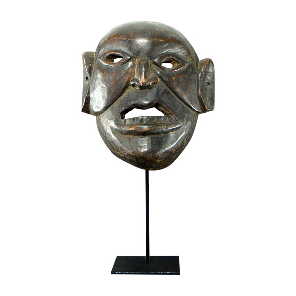 Nepal, Monpa ethnic group, First half of 20th century, Anthropomorphic hardwood mask.