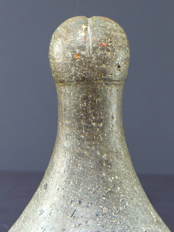 Archipel De La Société, Tahiti Island, Early 20th Century, Grey Basalt Pestle.