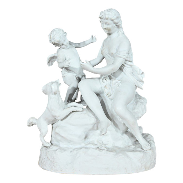 Cookie sculpture "Venus and Love" - Late 19th century