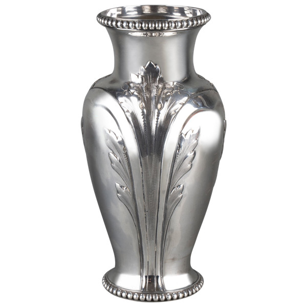 Solid Silver Vase, Homage to Yvon Milhe-Poutingon, 1965