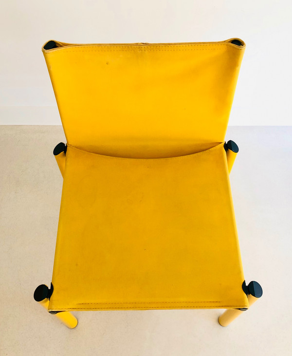 Mastro" chairs by Afra and Tobia Scarpa for Molteni, Italy 1980s