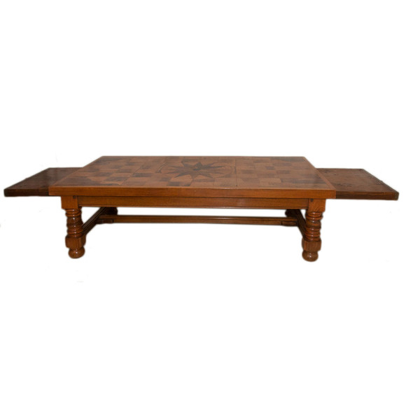 Walnut coffee table Fin XIXe Siècle