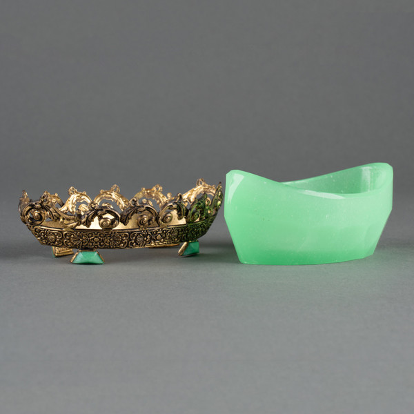 Opaline Salt Cellar, 19th century