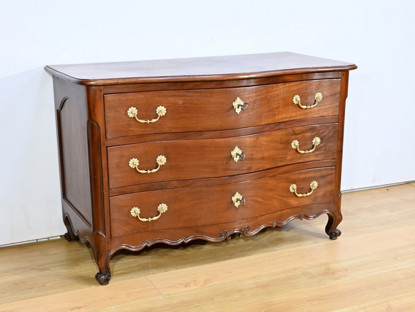 Nantaise de Port chest of drawers in Cuban mahogany - 2nd Part 18th century