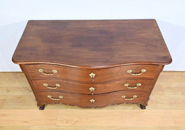 Nantaise de Port chest of drawers in Cuban mahogany - 2nd Part 18th century