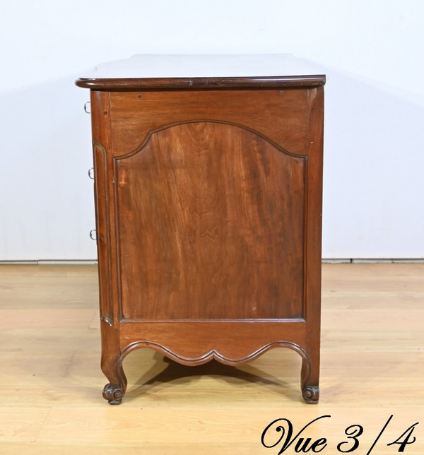 Nantaise de Port chest of drawers in Cuban mahogany - 2nd Part 18th century