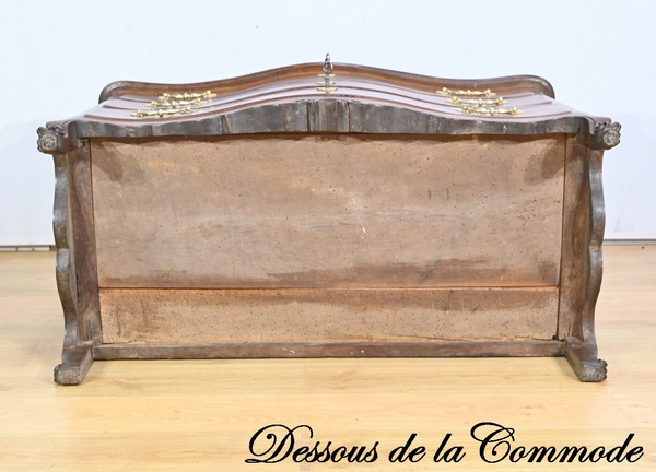 Nantaise de Port chest of drawers in Cuban mahogany - 2nd Part 18th century