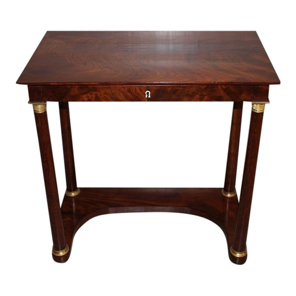 Empire mahogany console