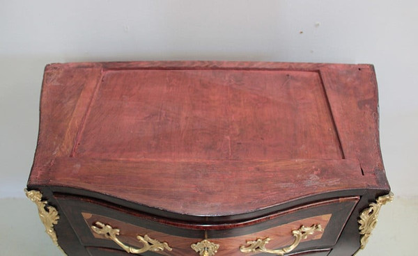 Louis XV period chest of drawers, stamped ELLAUME 18th century