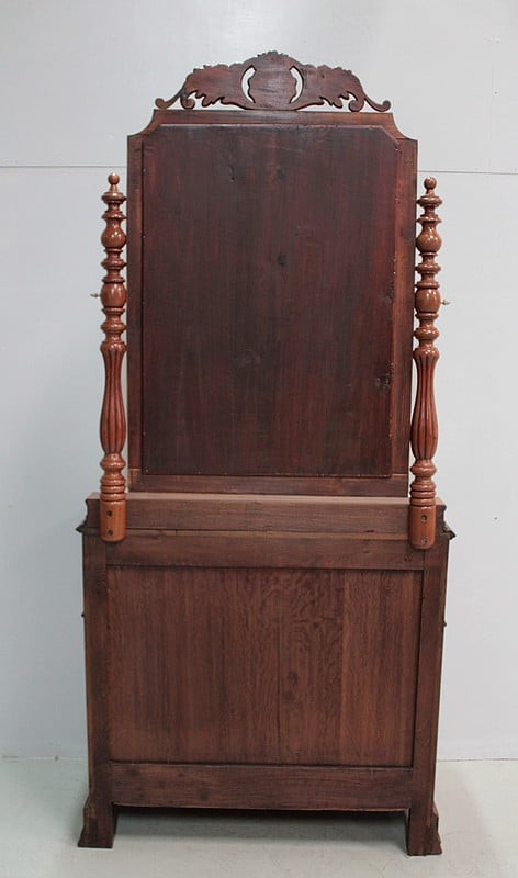 Commode Psiche in mogano XIX secolo