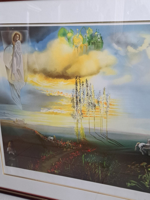 Lithograph Salvador Dali (1904-1989) - Mystical Vision "exp 115/295."