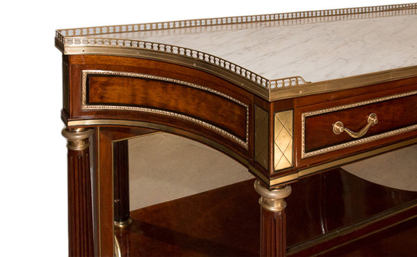 Louis XVI mahogany sideboard console