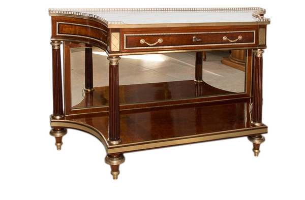 Louis XVI mahogany sideboard console